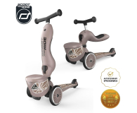 Scoot & Ride Highwaykick 1 Lifestyle Jeździk i hulajnoga 2w1 Brown Lines - 1109673 - zdjęcie 2